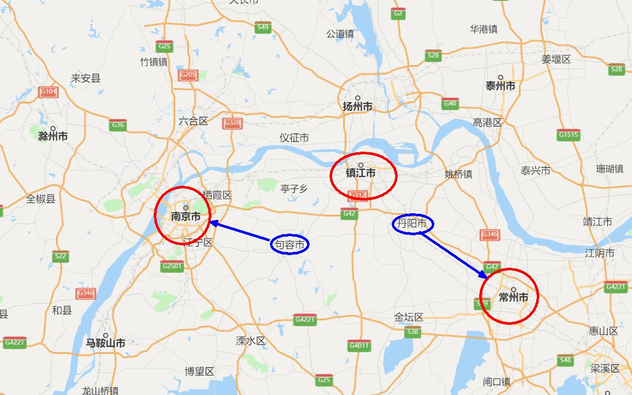 江苏省镇江市位置是否有优势？夹在南京常州两个更强的地级市中间