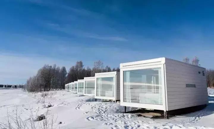 芬兰玻璃屋极光横屏,芬兰极光玻璃屋造价