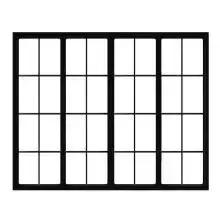 这种黑框玻璃门简直和小户型绝配,一切小黑屋都能被玻璃砖治愈