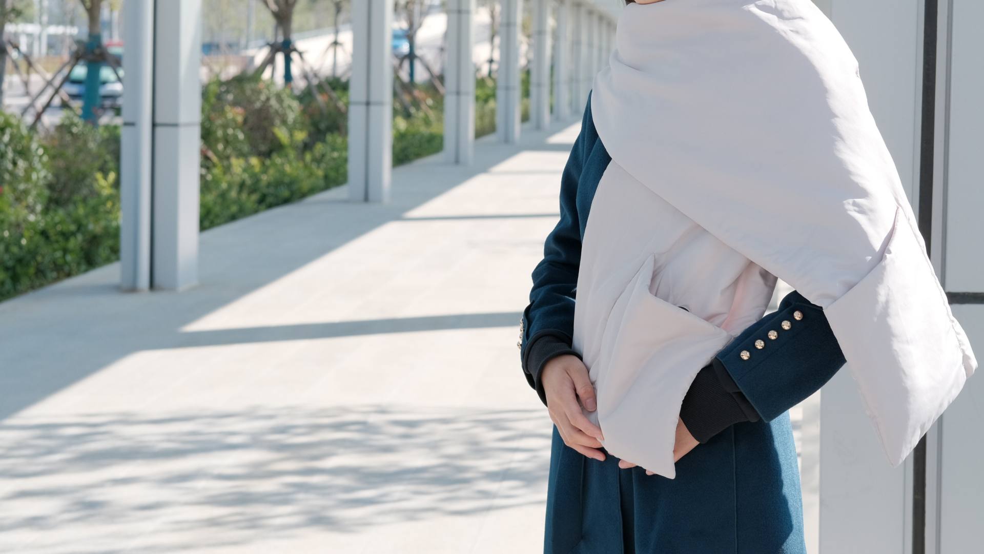 围巾加热围巾冬日必备,这个冬天不再冷了有了小棉袄