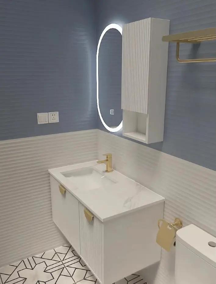 卫生间装修不能错过的浴室柜,小的卫生间如何选浴室柜