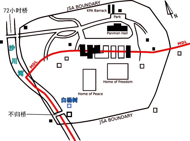 关于美国在朝鲜砍白杨树,美军砍伐白杨树