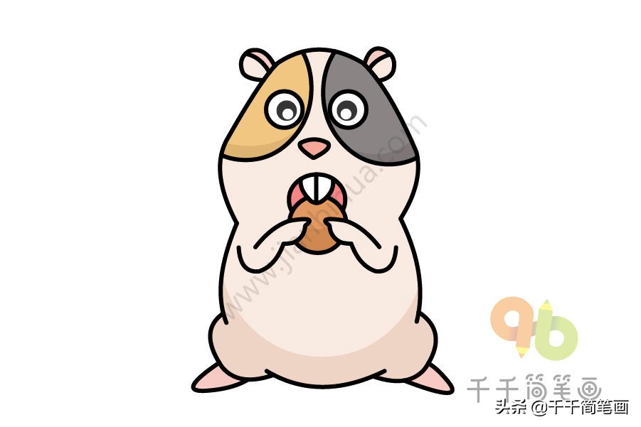 十二生肖简笔画老鼠,屎壳郎滚粪球简笔画