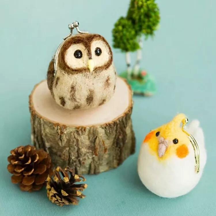 治愈系羊毛毡手工制作,毛毡手工diy大全