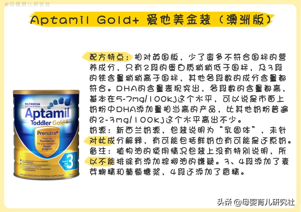 一款真正的好的进口奶粉,15款婴儿奶粉
