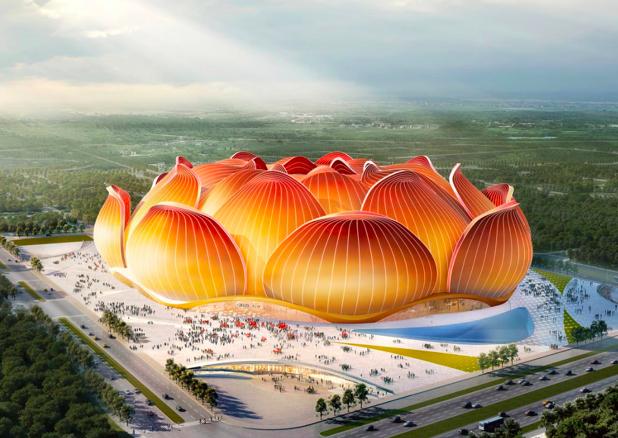 恒大足球场灯光秀效果图,广州恒大足球场灯光图