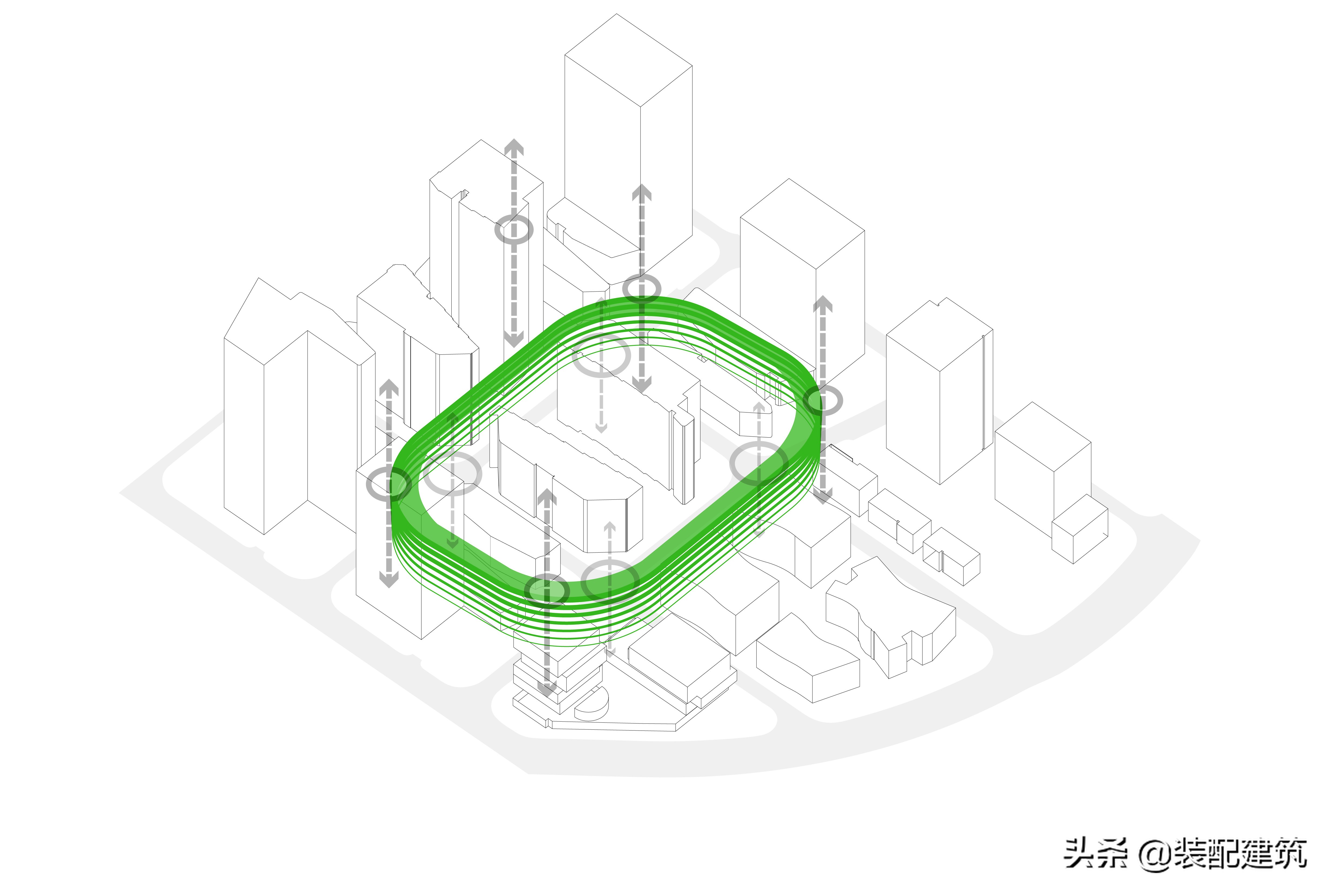 上海黄浦江边的标志性建筑,徐汇滨江西岸传媒港广告设计