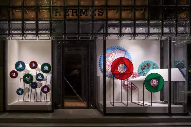 2016年成都爱马仕橱窗,爱马仕东京银座橱窗设计