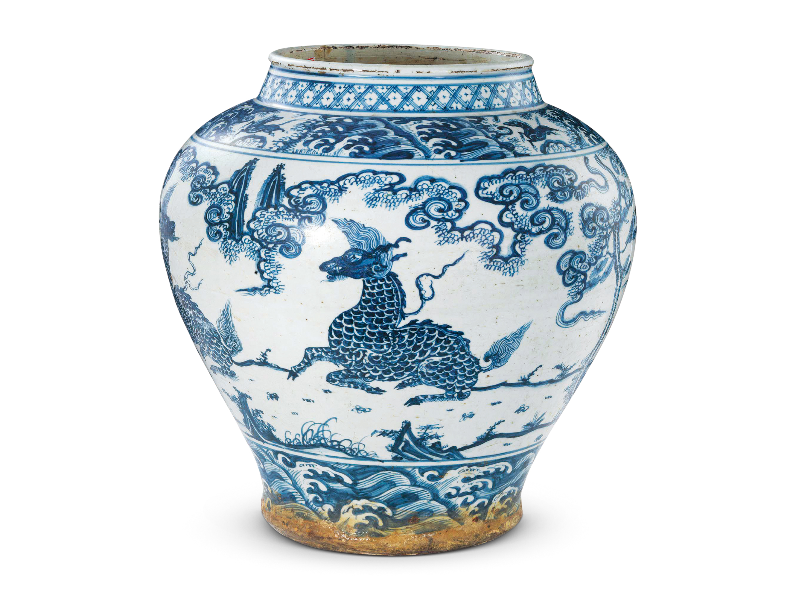 明代各时期的青花瓷都有什么特征,明崇祯时期青花瓷器底部的特点