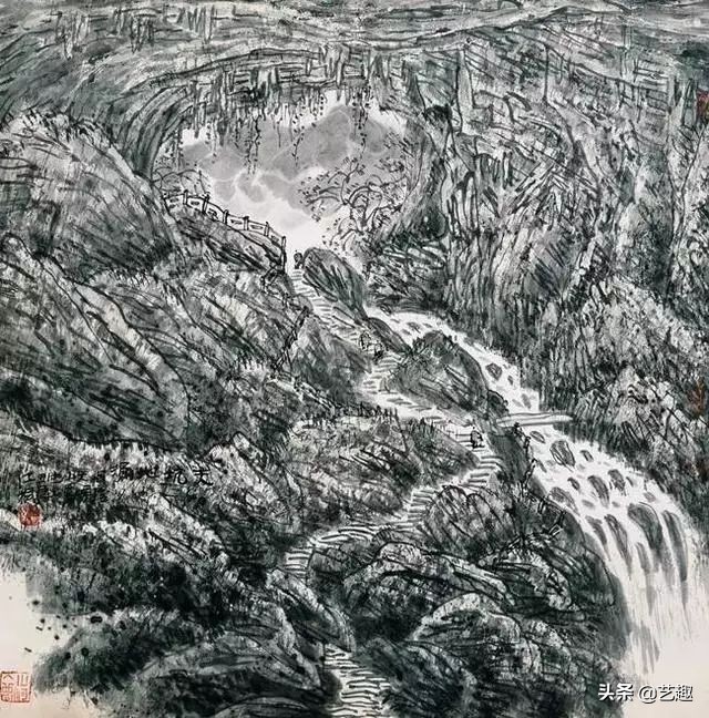 画家江枫作品,黄公望评价