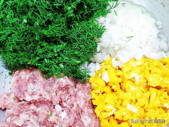 大厨大葱猪肉馅饺子做法,开春必吃的茴香猪肉饺子
