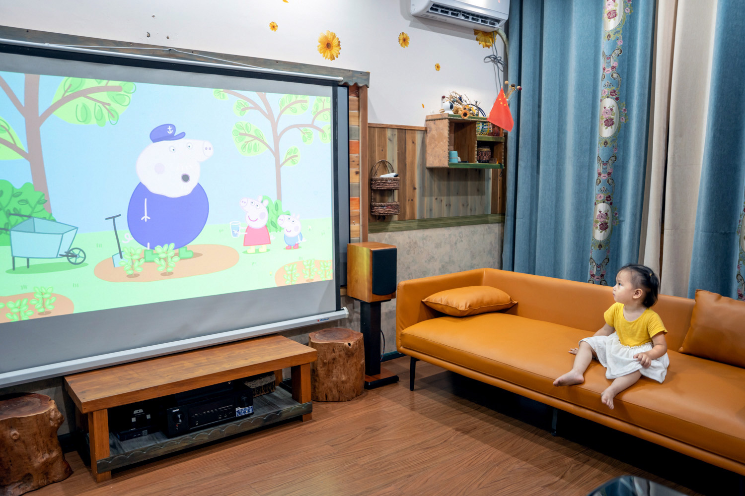 智能投影幕布,微投影坚果