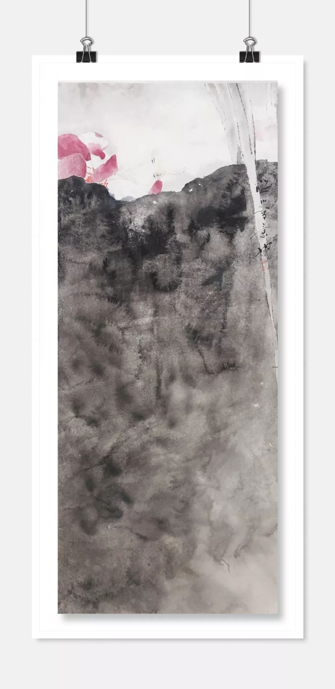 水痕墨迹之间/吉海川水墨作品赏析