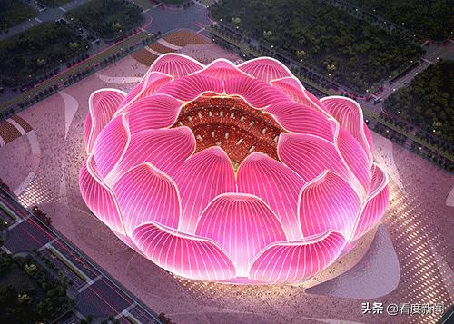 恒大新主场荷花,恒大新球场荷花效果图