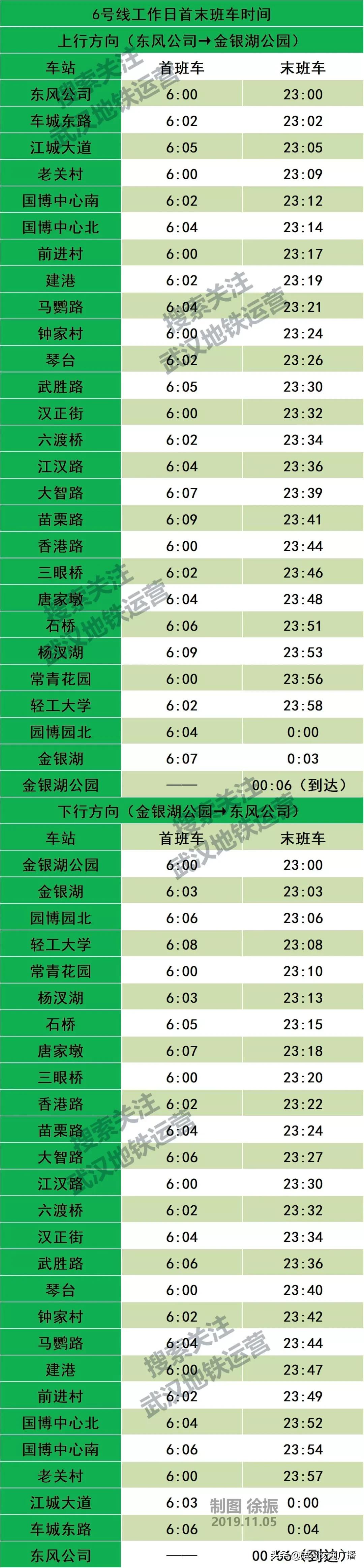 武昌到武汉火车站地铁时刻表,武汉天河机场地铁2号线时刻表