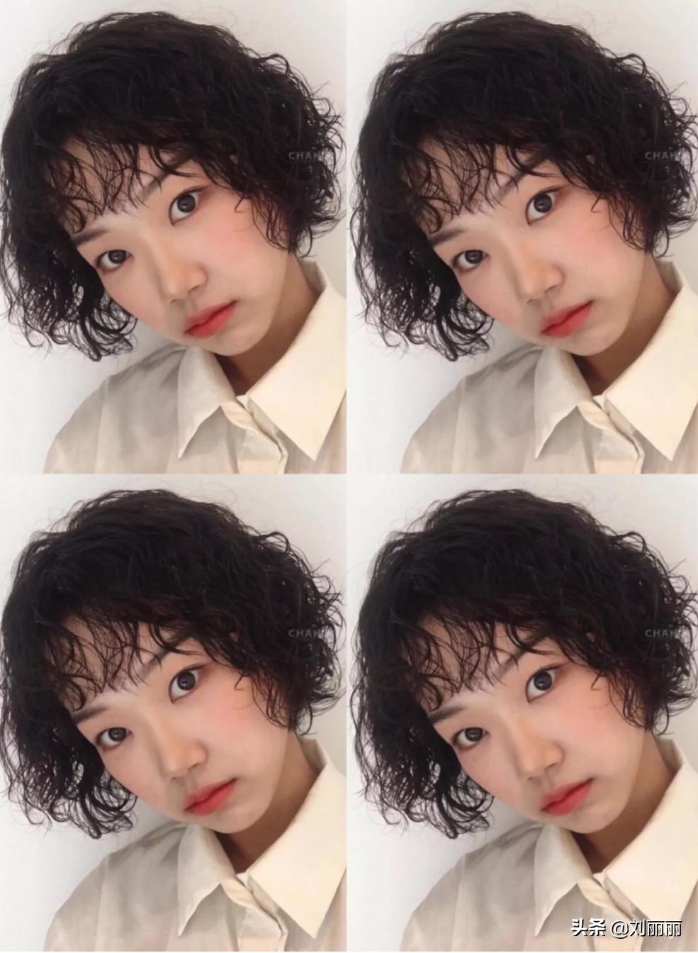 女生短发别针造型,所有女生剪完不用打理的减龄短发