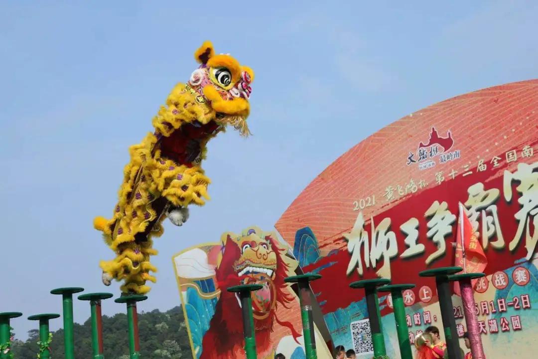 广州番禺沙头汀根龙狮团,番禺沙头龙狮团视频