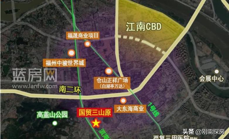 福州东二环板块前景,福州江南cbd片区分析