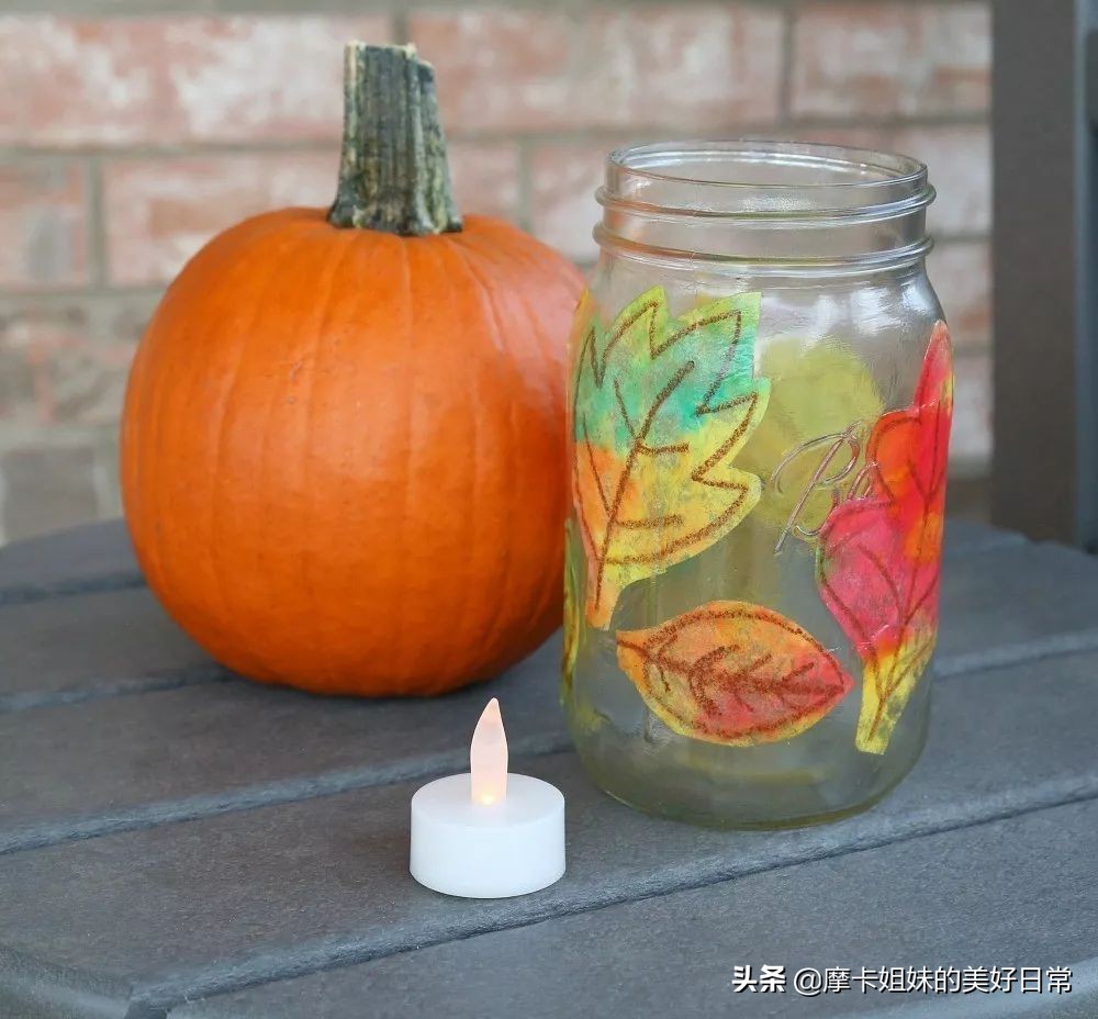 手工制作小花罐,梅森罐手工图片大全