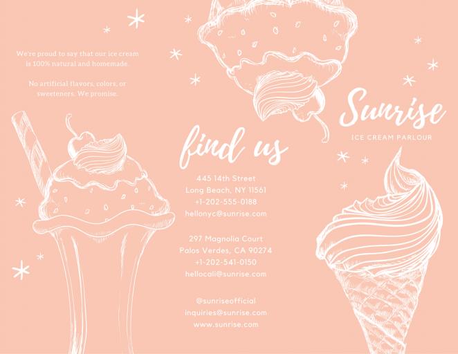 招生三折页设计,富有高级感的三折页设计