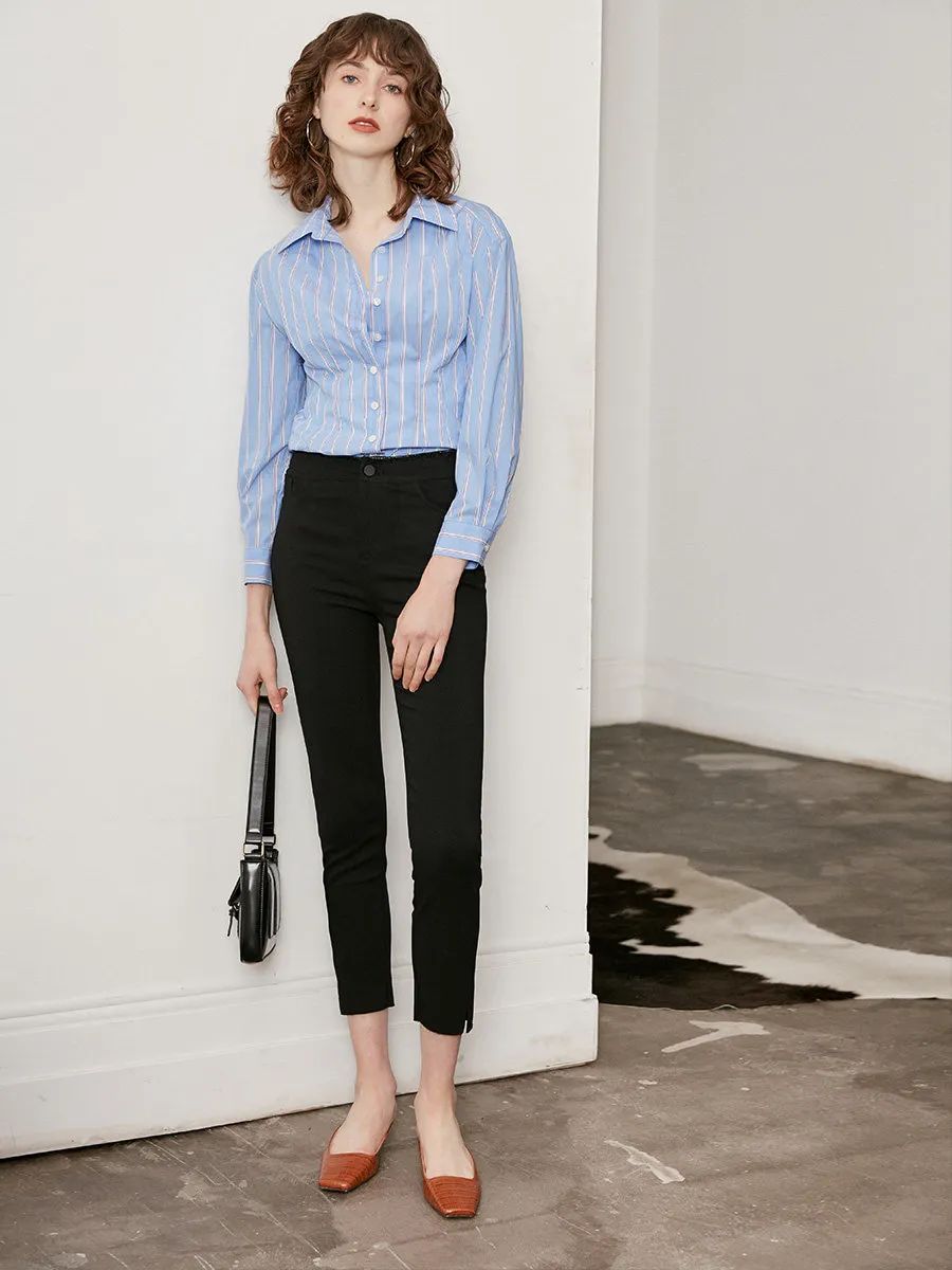 2019新款魔术裤时尚百搭高腰显瘦,裤子显瘦魔术裤