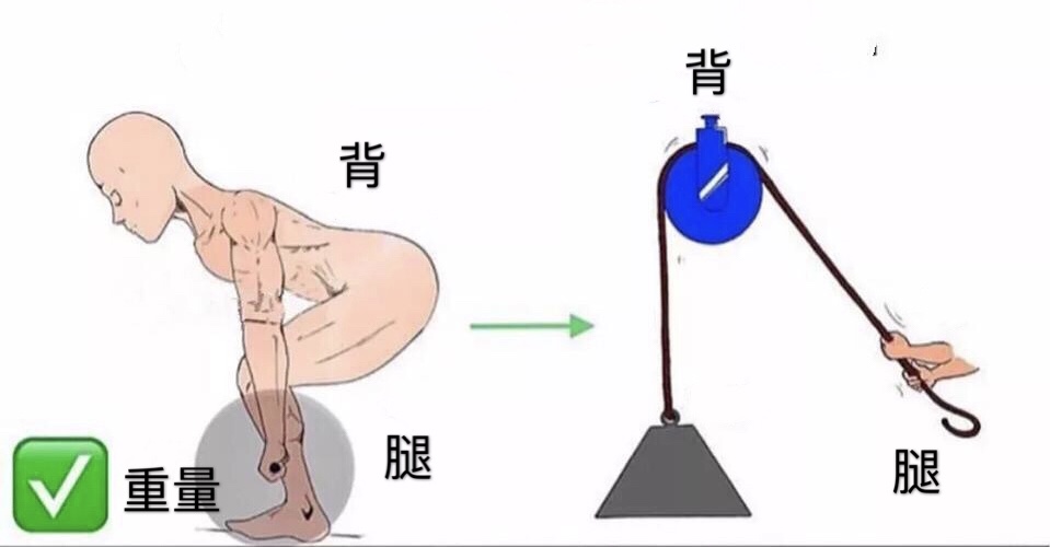 硬拉弓腰算成功吗,改善硬拉容易弓背的动作