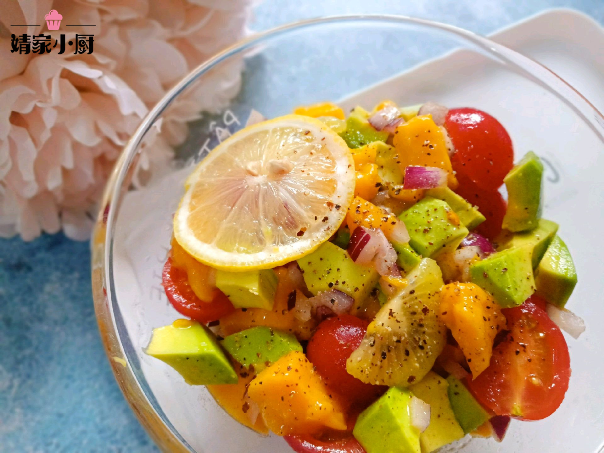 5分钟轻松搞定低脂蔬果沙拉,小蛮腰水果沙拉