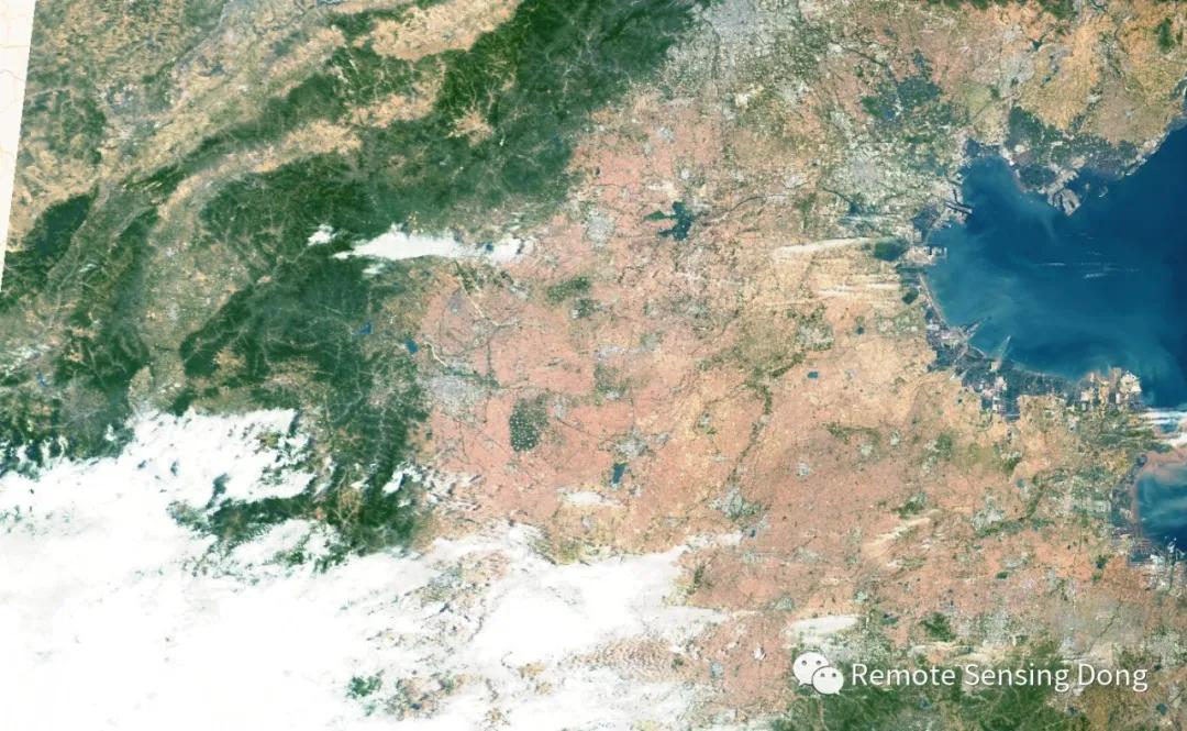 麦熟正当时Ⅴ，卫星看一山隔两季