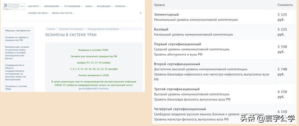 俄罗斯留学语言考试,俄罗斯留学考试有哪些
