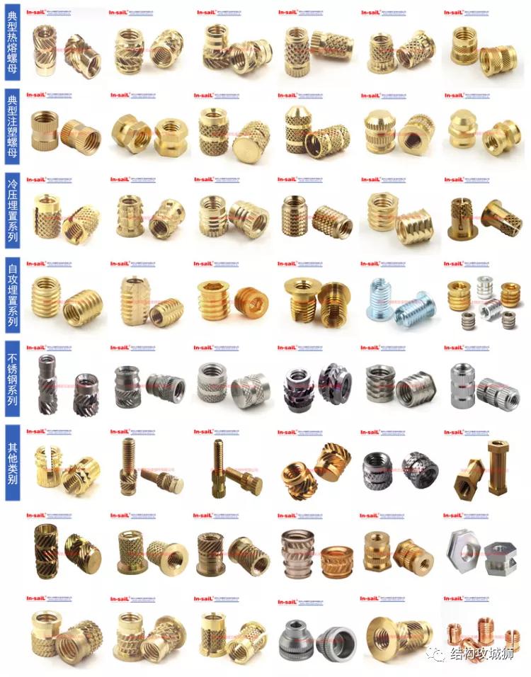 塑料零件镶螺母的方式,塑料件嵌铜螺母怎么拿出来