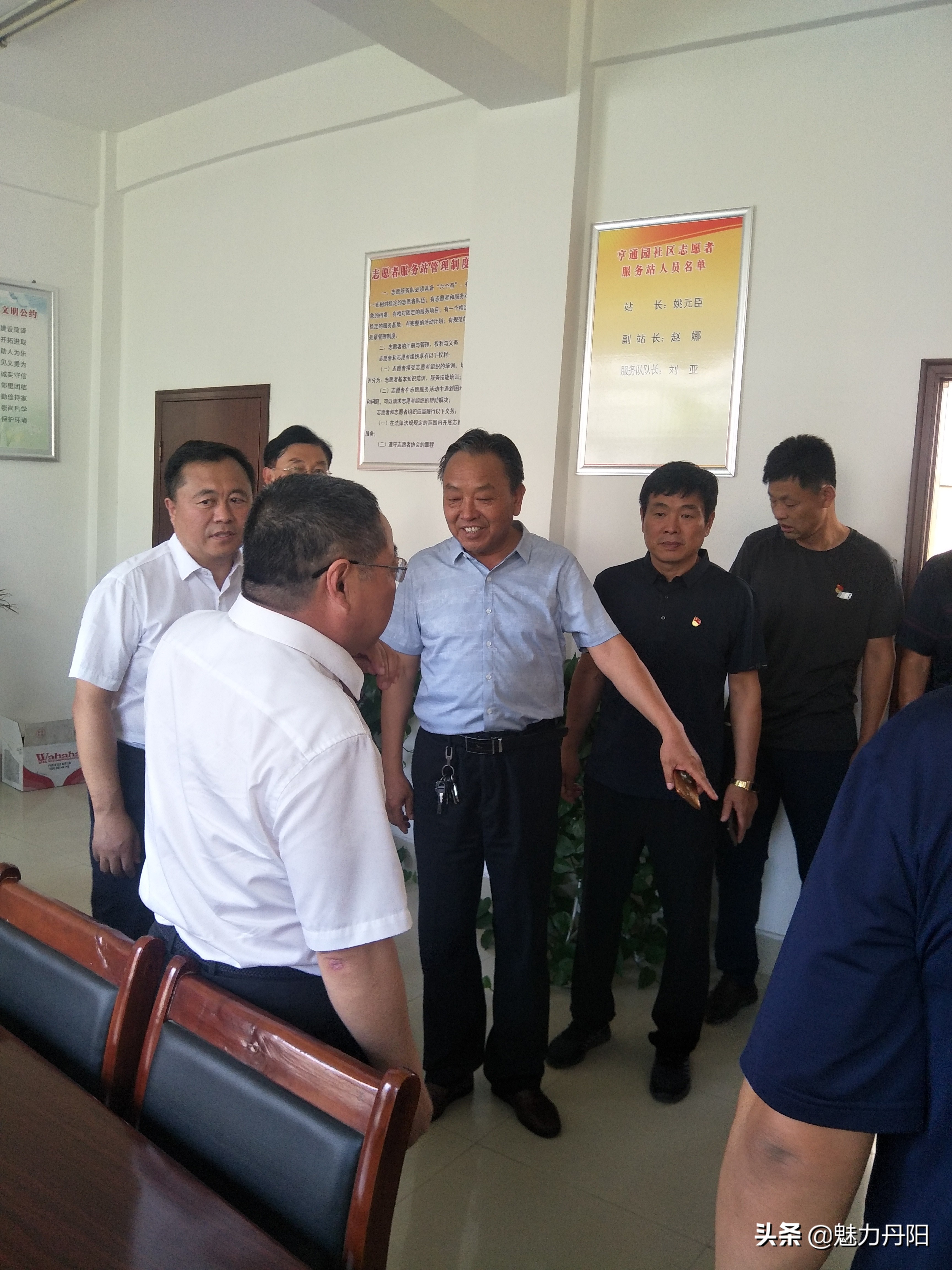 郓城县郓州街道到丹阳考察*党**建八大“红色品牌”建设工作