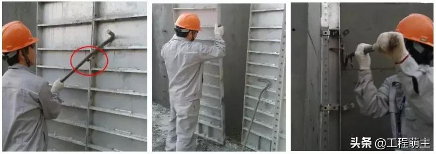 铝模拉片体系全流程演示,拉片铝模拼装操作技巧视频