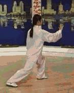 24式太极拳背向带口令慢动作教学,邱慧芳24式太极拳教学视频完整版