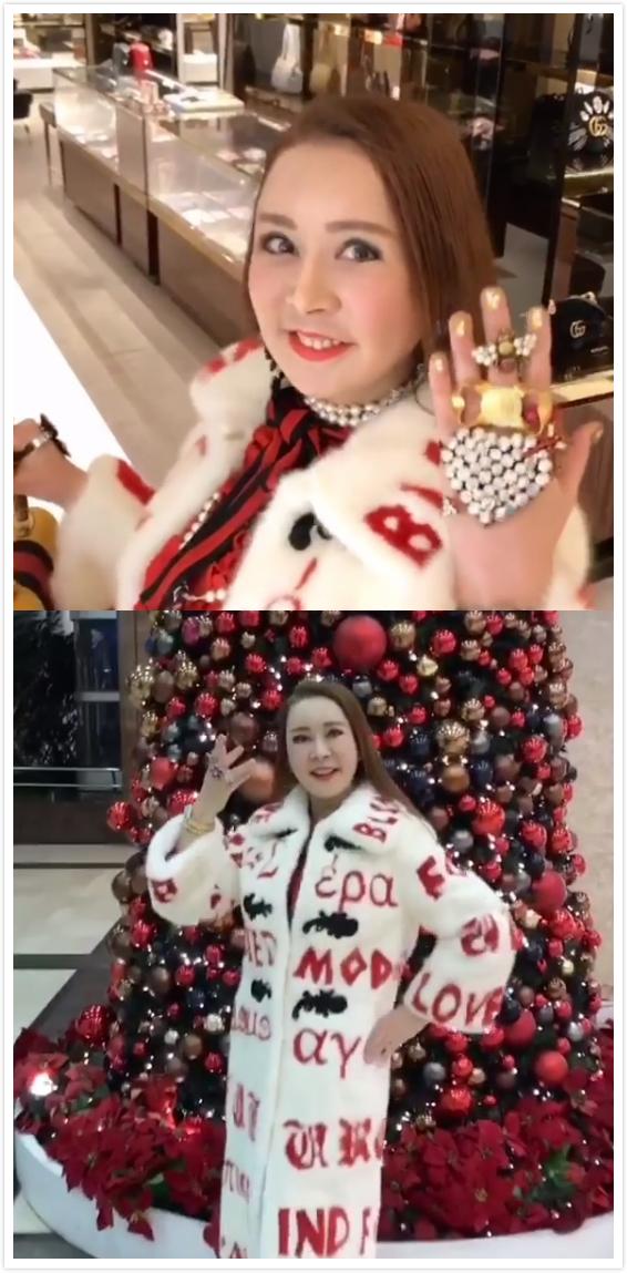日本富婆穿皮草狂买奢侈品炫富,包包一次背三个,钻戒要戴超大号