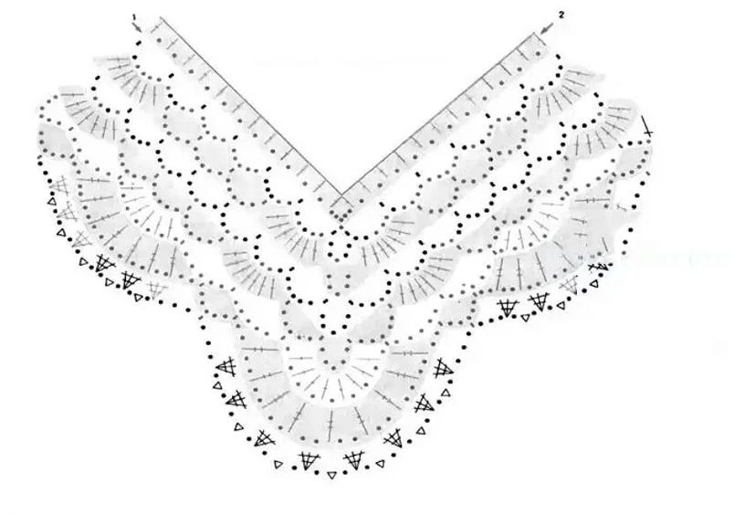 祖母方格三角围巾的各种编织方法,三角围巾镂空钩针花样图案大全