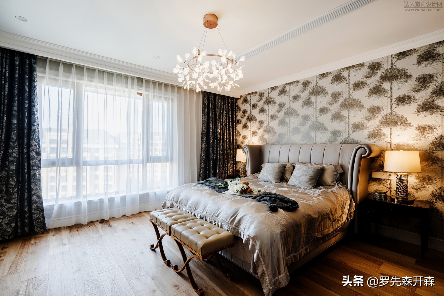 上海127平米轻奢装修效果图,上海140平新中式装修效果图