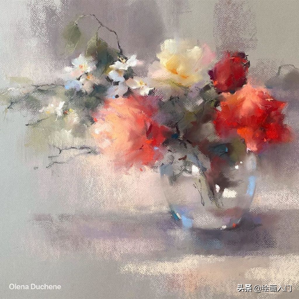 唯美写意水彩花卉,各种水彩花卉的表现技法学习吧