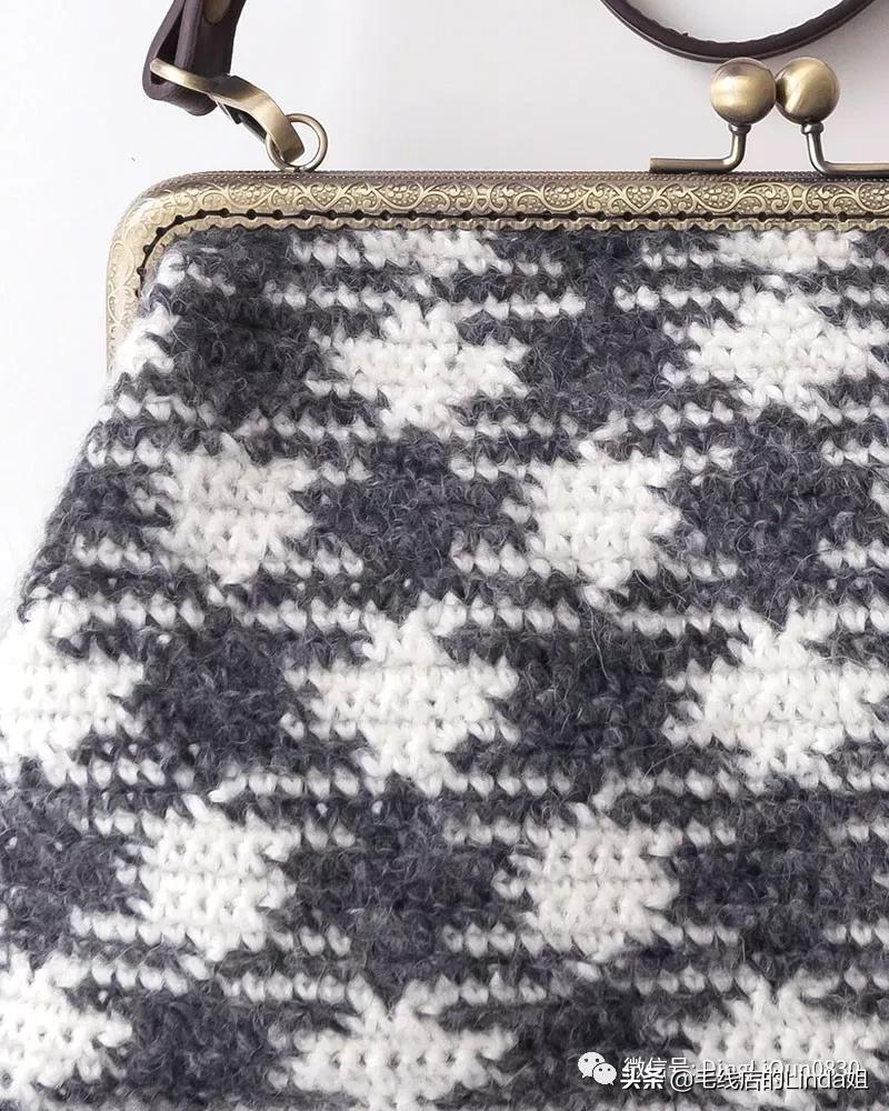 二十多款时尚的钩针包包图解,最新款的包包钩针图解