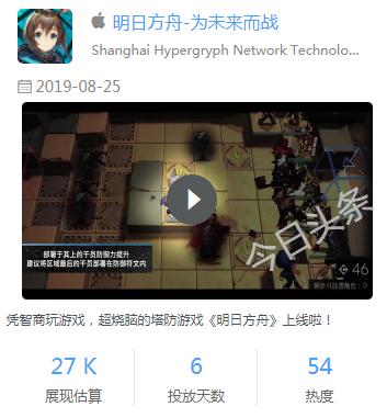 明日方舟手游标题怎么写,明日方舟手游宣传视频