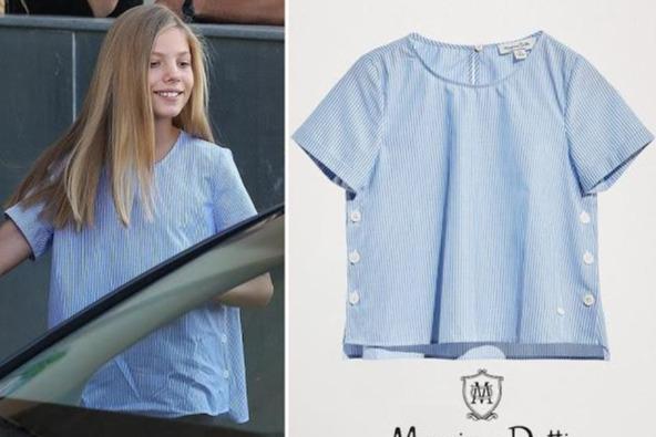 zara穿背心,西班牙王后莱蒂齐亚zara