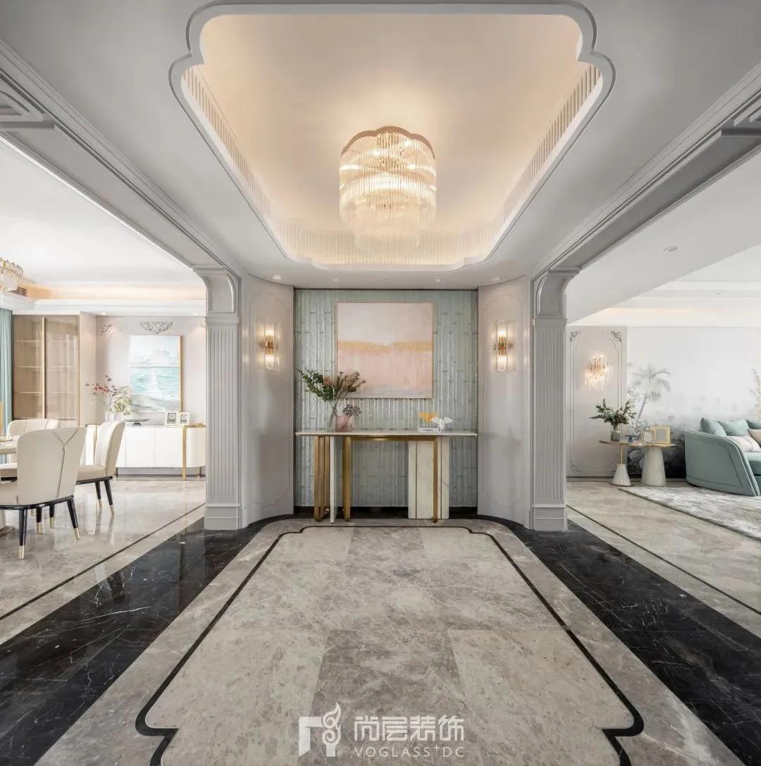 家居使用浪漫马卡龙色带，私享别墅另一种生活