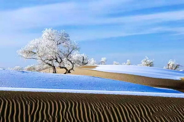 巴音布鲁克镇冬天的生活,巴音郭楞自治州和静县冬天