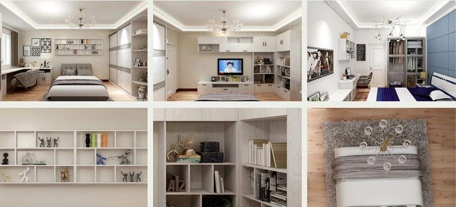 大王椰米兰灰橡适合黑白灰风格吗,大王椰白橡