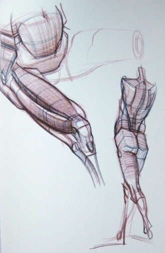 腿部的画法古风,腿部的画法板绘