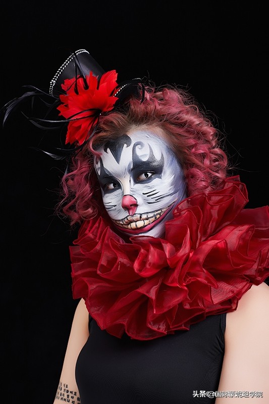 化妆学校创意妆考试,化妆课期末创意妆容整体造型