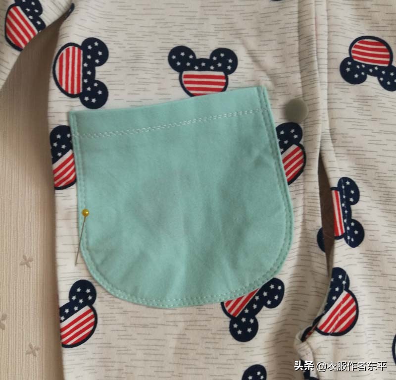 爸爸的旧t恤,自制宝宝连体衣裁剪图80码