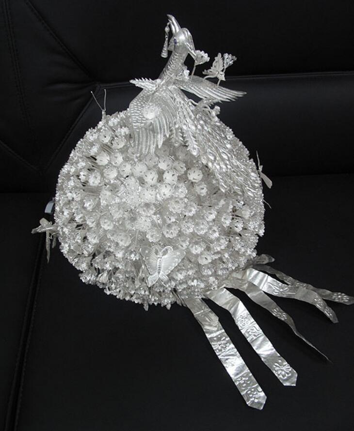 传统工艺手工制作银饰蒙古,传承古法手工银饰