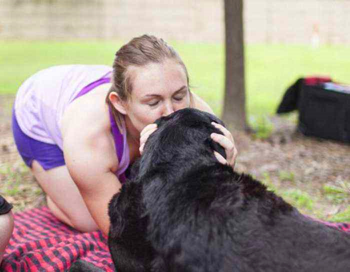 狗狗亲嘴是什么行为,狗狗亲吻你的嘴巴是什么意思