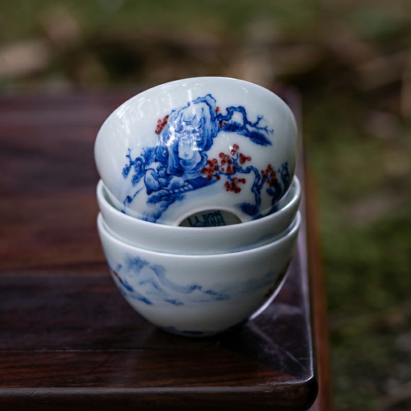 将青春赋予青花釉里红的学院派---沐月山房易江力