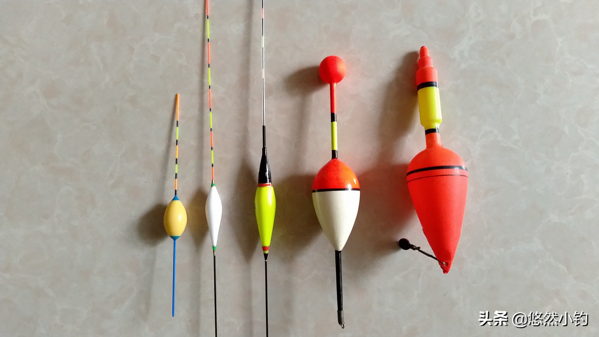 不同类型的浮漂,钓鱼时应该怎么选择浮漂